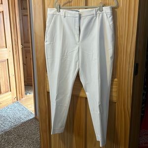 WHBM white ankle pant slim ankle